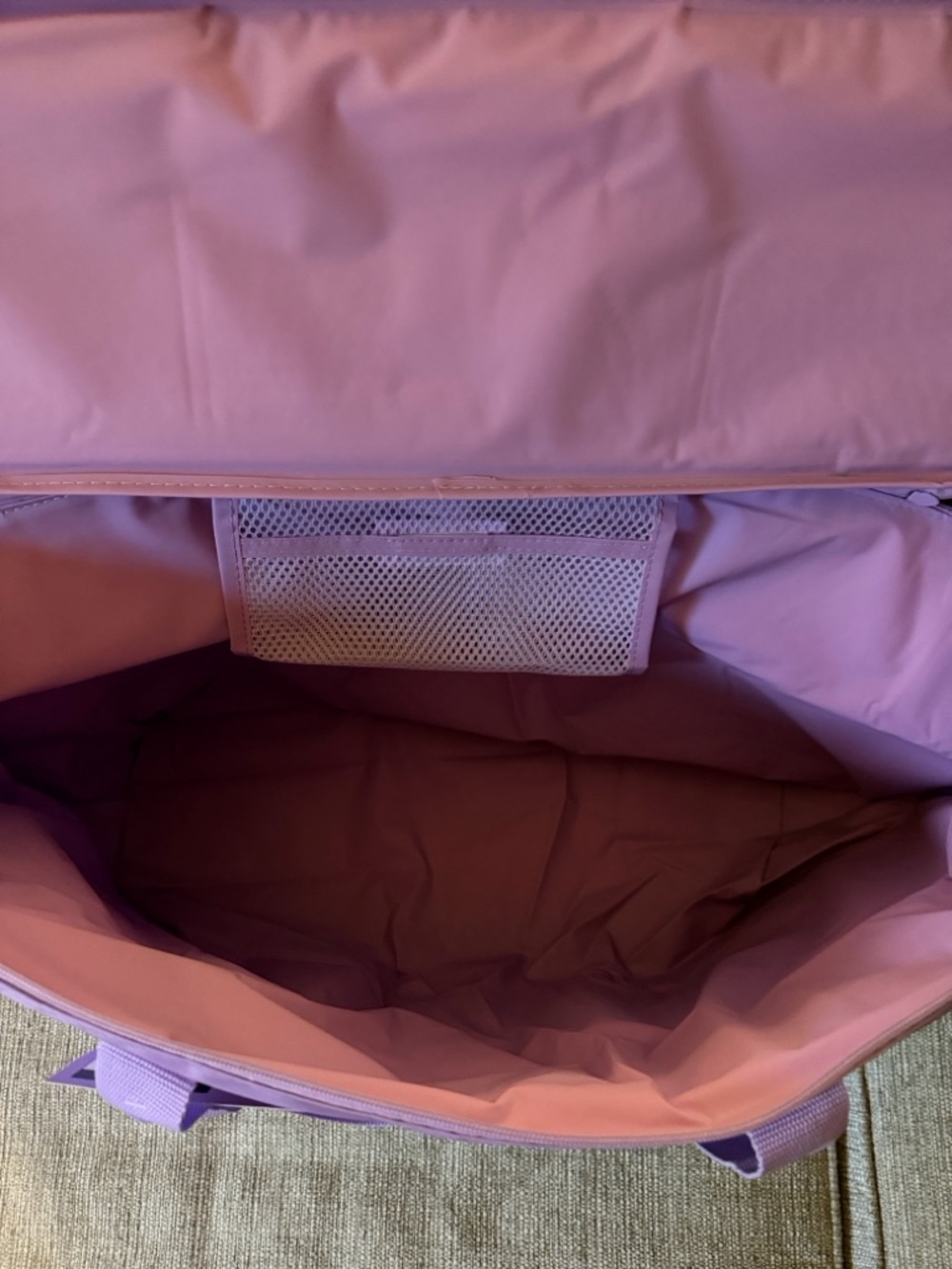 Trader Joe's Lavender and Deep Purple Tote Bag - Picture 6 of 10